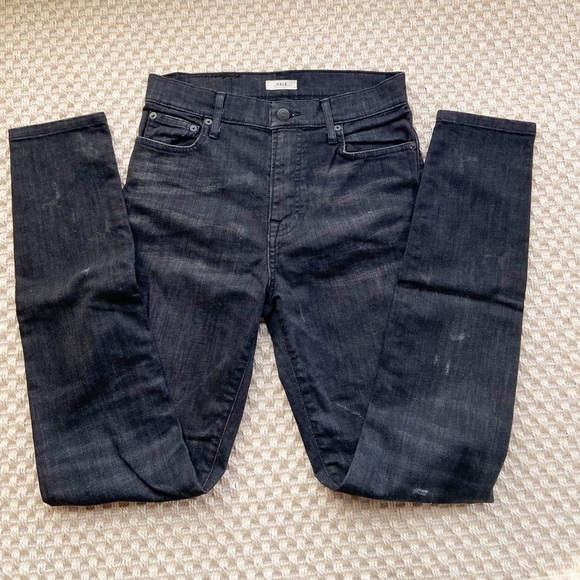 Able The High Rise Skinny Dark Denim - Picture 3 of 7